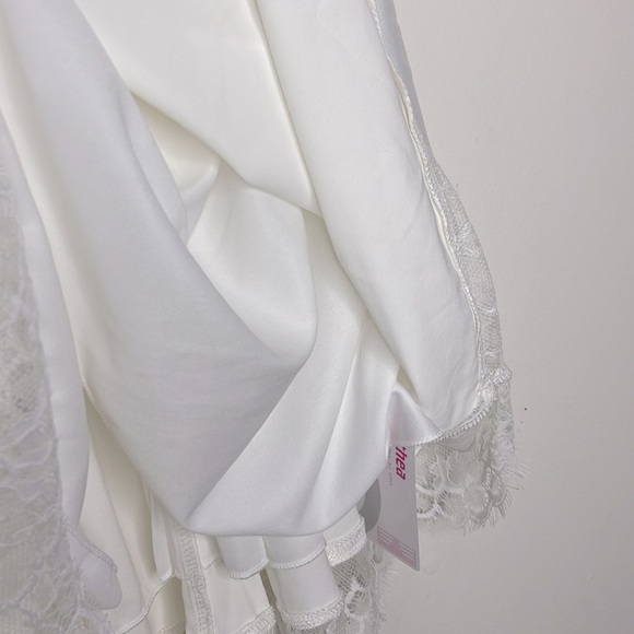 Marthea Girls Dress Lace Ivory Size Large - Picture 7 of 10